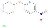 5-Nitro-2-(4-piperidinyloxy)pyridine hydrochloride