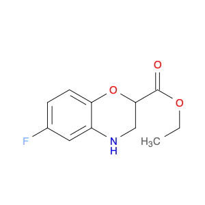 2H-1,4-Benzoxazine-2-carboxylicacid, 6-fluoro-3,4-dihydro-, ethyl ester