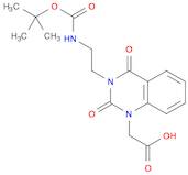 1(2H)-Quinazolineaceticacid, 3-[2-[[(1,1-dimethylethoxy)carbonyl]amino]ethyl]-3,4-dihydro-2,4-diox…