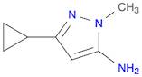 3-Cyclopropyl-1-methyl-1H-pyrazol-5-amine