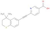 3-Pyridinecarboxylicacid, 6-[2-(3,4-dihydro-4,4-dimethyl-2H-1-benzothiopyran-6-yl)ethynyl]-