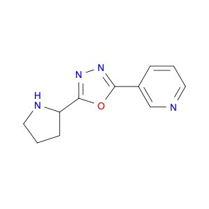 2-(Pyridin-3-yl)-5-(pyrrolidin-2-yl)-1,3,4-oxadiazole