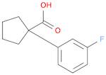 1-(3-FLUOROPHENYL)CYCLOPENTANECARBOXYLIC ACID, 98