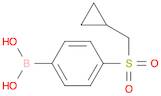 4-(Cyclopropylmethylsulfonyl)phenylboronic acid