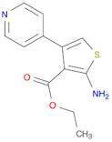 3-Thiophenecarboxylic acid, 2-amino-4-(4-pyridinyl)-, ethyl ester