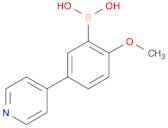 (2-Methoxy-5-(pyridin-4-yl)phenyl)boronic acid