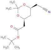 tert-Butyl 2-((4S,6S)-6-(cyanomethyl)-2,2-dimethyl-1,3-dioxan-4-yl)acetate