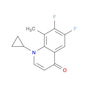 1-Cyclopropyl-6,7-difluoro-8-methylquinolin-4(1H)-one