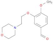 Benzaldehyde,4-methoxy-3-[2-(4-morpholinyl)ethoxy]-