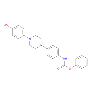 PHENYL {4-[4-(4-HYDROXYPHENYL)PIPERAZIN-1-YL]PHENYL}CARBAMATE