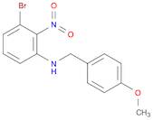 3-Bromo-N-(4-methoxybenzyl)-2-nitroaniline