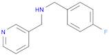 3-Pyridinemethanamine,N-[(4-fluorophenyl)methyl]-