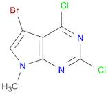 5-Bromo-2,4-dichloro-7-methyl-7H-pyrrolo[2,3-d]pyrimidine