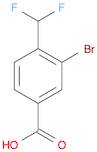 3-Bromo-4-(difluoromethyl)benzoic acid