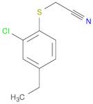 2-((2-Chloro-4-ethylphenyl)thio)acetonitrile