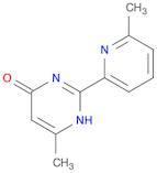 4(1H)-Pyrimidinone, 6-methyl-2-(6-methyl-2-pyridinyl)-