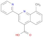 8-METHYL-2-(PYRIDIN-2-YL)QUINOLINE-4-CARBOXYLIC ACID