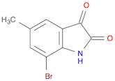 1H-Indole-2,3-dione,7-bromo-5-methyl-