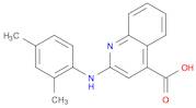 4-Quinolinecarboxylic acid, 2-((2,4-dimethylphenyl)amino)-