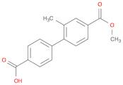 4'-(Methoxycarbonyl)-2'-methyl-[1,1'-biphenyl]-4-carboxylic acid