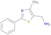 5-Thiazolemethanamine,4-methyl-2-phenyl-