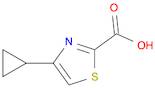 4-Cyclopropylthiazole-2-carboxylic acid