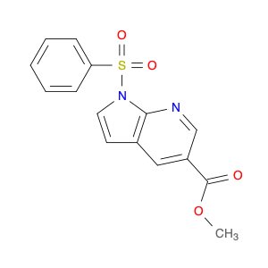 Methyl 1-(phenylsulfonyl)-1H-pyrrolo[2,3-b]pyridine-5-carboxylate