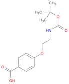 Benzoic acid,4-[2-[[(1,1-dimethylethoxy)carbonyl]amino]ethoxy]-