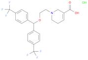 3-Pyridinecarboxylicacid, 1-[2-[bis[4-(trifluoromethyl)phenyl]methoxy]ethyl]-1,2,5,6-tetrahydro-...