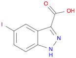 1H-Indazole-3-carboxylicacid, 5-iodo-