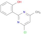 2-(4-CHLORO-6-METHYLPYRIMIDIN-2-YL)PHENOL