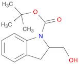 1H-Indole-1-carboxylicacid, 2,3-dihydro-2-(hydroxymethyl)-, 1,1-dimethylethyl ester