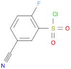 5-Cyano-2-fluorobenzene-1-sulfonyl chloride