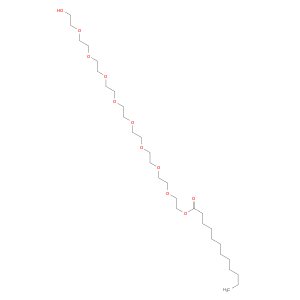 26-Hydroxy-3,6,9,12,15,18,21,24-octaoxahexacos-1-yl dodecanoate
