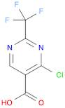 4-Chloro-2-(trifluoroMethyl)pyriMidine-5-carboxylic acid