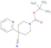 TERT-BUTYL 4-CYANO-4-(PYRIDIN-2-YL)PIPERIDINE-1-CARBOXYLATE