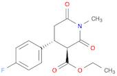 (3R,4S)-Ethyl 4-(4-fluorophenyl)-1-methyl-2,6-dioxopiperidine-3-carboxylate