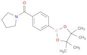 Pyrrolidin-1-yl(4-(4,4,5,5-tetramethyl-1,3,2-dioxaborolan-2-yl)phenyl)methanone