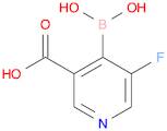 4-Borono-5-fluoronicotinic acid