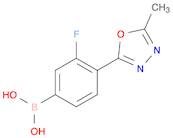 3-Fluoro-4-(5-Methyl-1,3,4-oxadiazol-2-yl)phenylboronic acid