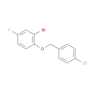 2-bromo-1-[(4-chlorophenyl)methoxy]-4-fluorobenzene