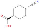 Cyclohexanecarboxylic acid, 4-cyano-, trans-