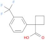 1-[3-(Trifluoromethyl)phenyl]cyclobutane-1-carboxylic acid