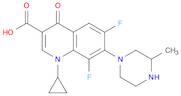 1-Cyclopropyl-6,8-difluoro-7-(3-methylpiperazin-1-yl)-4-oxo-1,4-dihydroquinoline-3-carboxylic acid