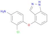 4-((1H-Indazol-4-yl)oxy)-3-chloroaniline