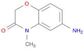 2H-1,4-Benzoxazin-3(4H)-one,6-amino-4-methyl-