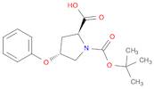 1,2-Pyrrolidinedicarboxylicacid, 4-phenoxy-, 1-(1,1-dimethylethyl) ester, (2S,4R)-