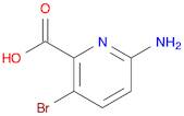 6-Amino-3-bromopicolinic acid