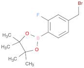 2-(4-(Bromomethyl)-2-fluorophenyl)-4,4,5,5-tetramethyl-1,3,2-dioxaborolane