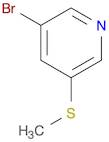 3-BROMO-5-(METHYLTHIO)PYRIDINE